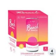Beach - Strawberry Lemonade 4pk 0 (355)