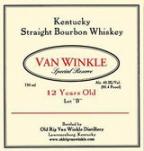 Old Rip Van Winkle Distillery - 12 year Special Reserve Lot B Kentucky Straight Bourbon Whiskey (750)